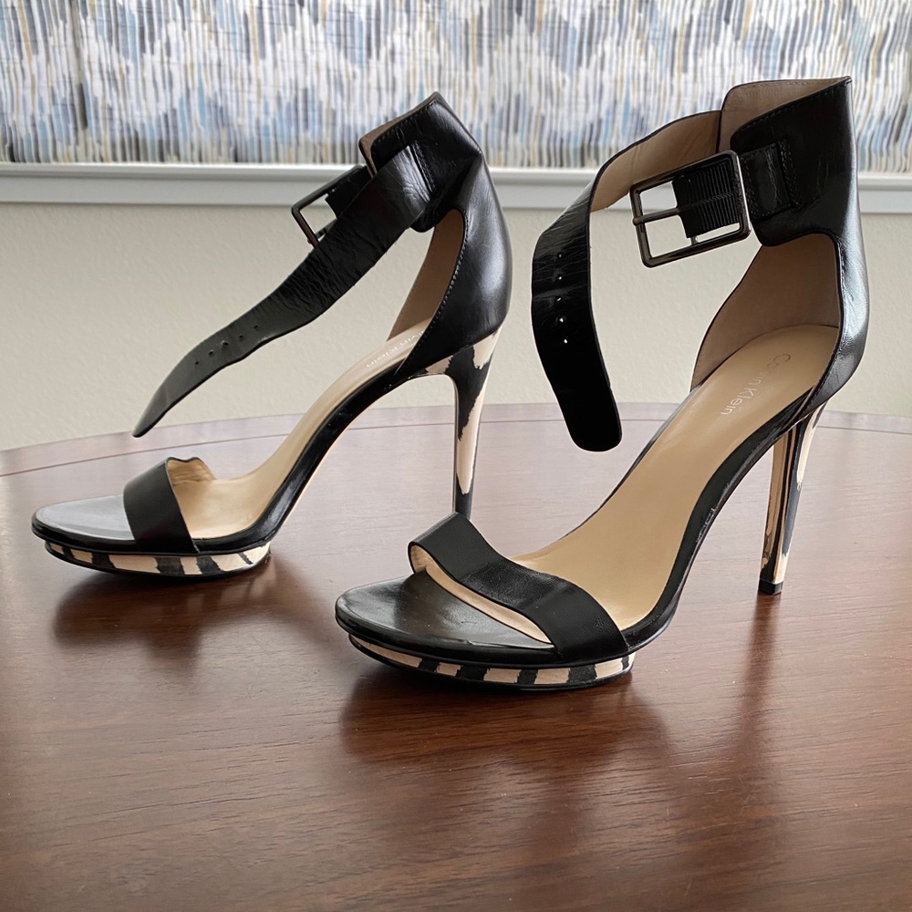 Stiletto sandals by Calvin Klein